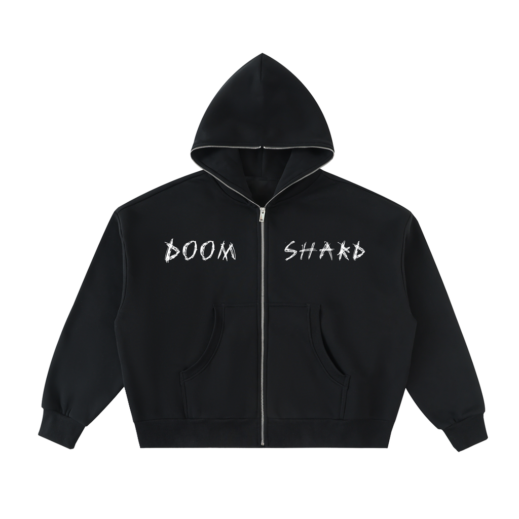 D00M SHARD zip-up hoodie