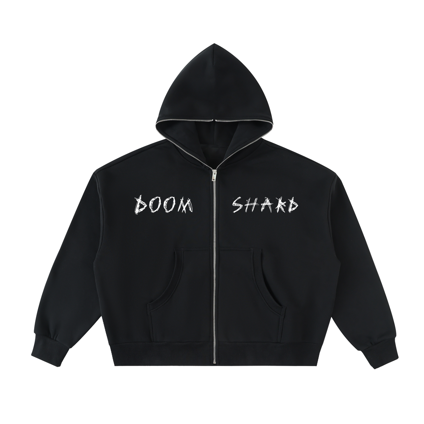 D00M SHARD zip-up hoodie