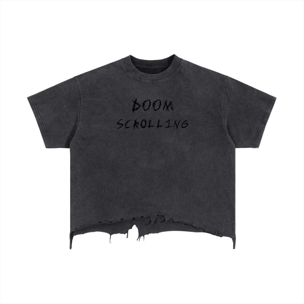 D00M SHARD ripped tee
