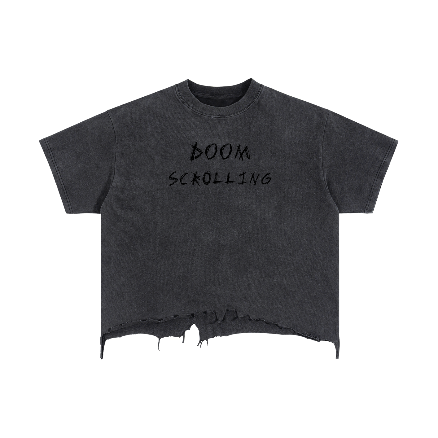 D00M SHARD ripped tee