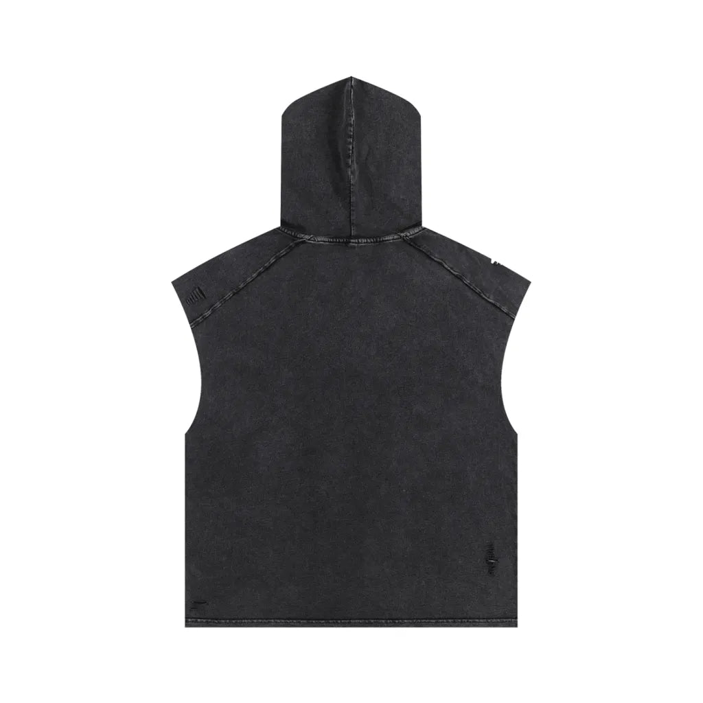 D00M SHARD Sleeveless hoodie