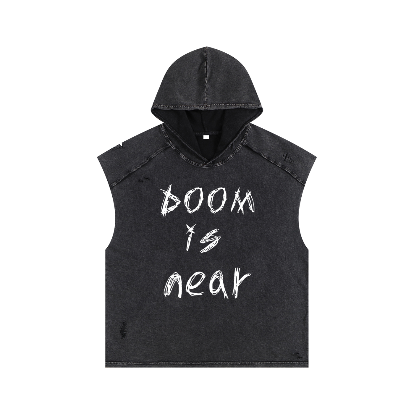 D00M SHARD sleeveless hoodie