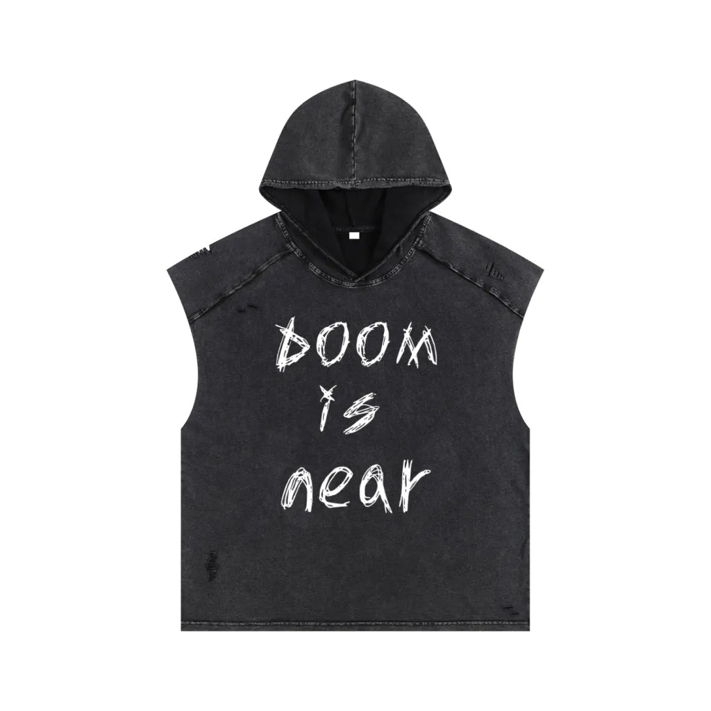 D00M SHARD Sleeveless hoodie